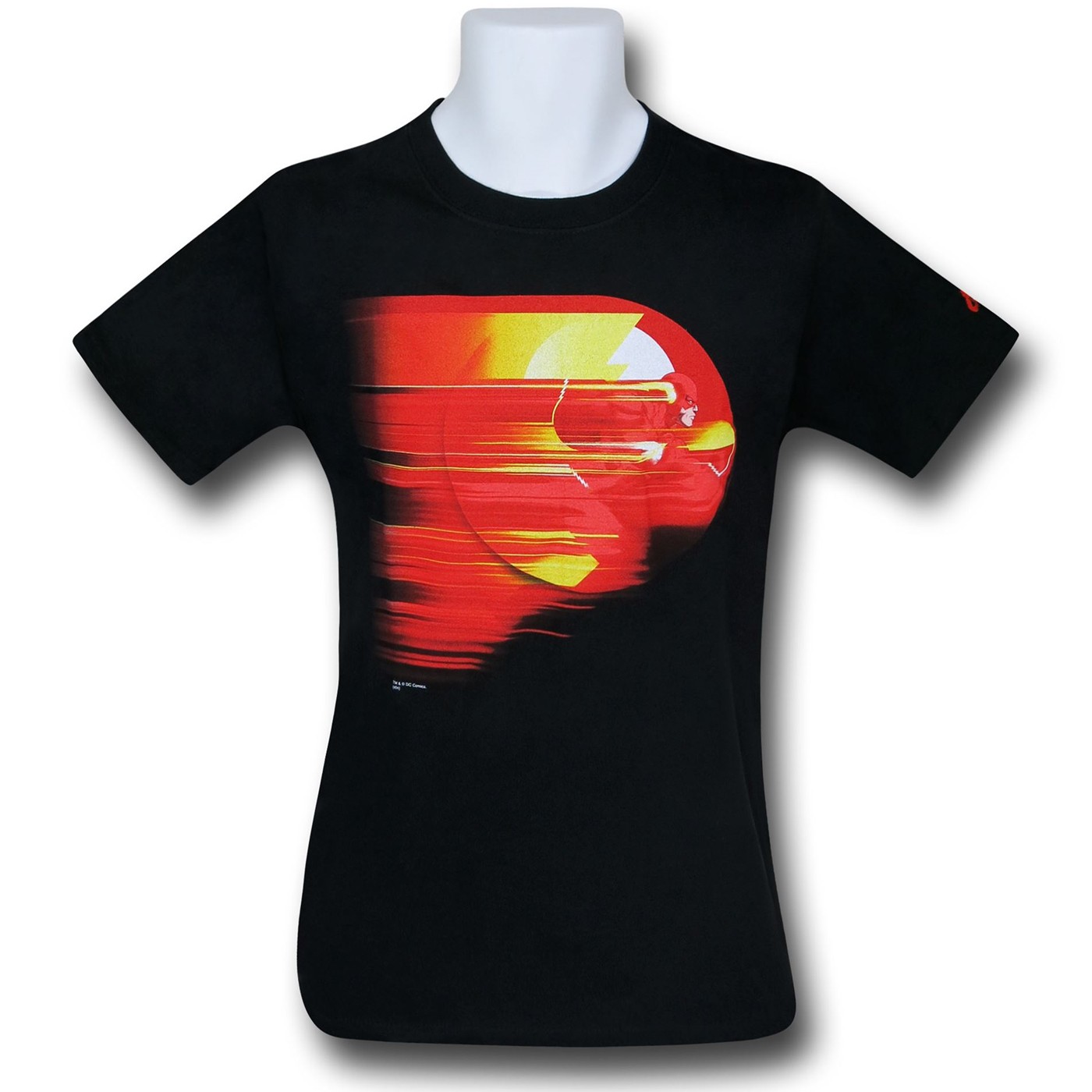 Flash Blurred Image T-Shirt, Black