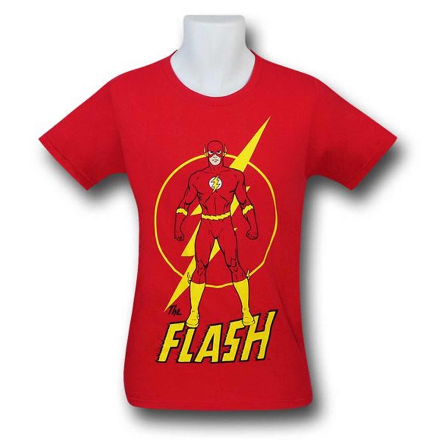 Flash Front & Back Image Red T-Shirt, Red