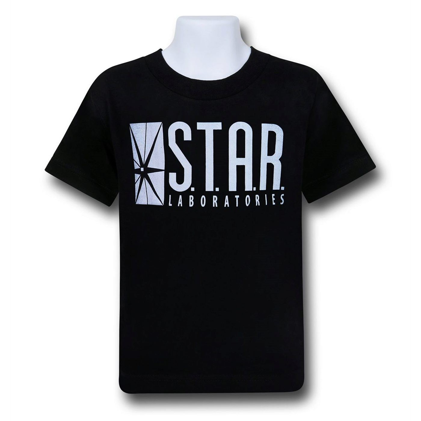Flash Star Labs Kids T-Shirt, Black