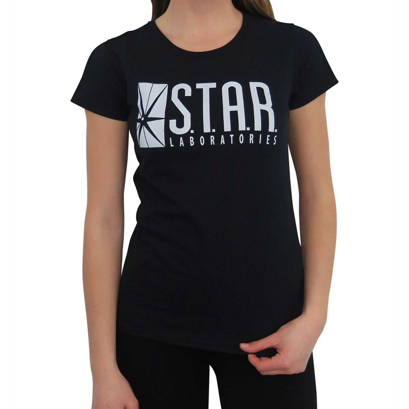 Flash Star Labs Women's T-Shirt, Black