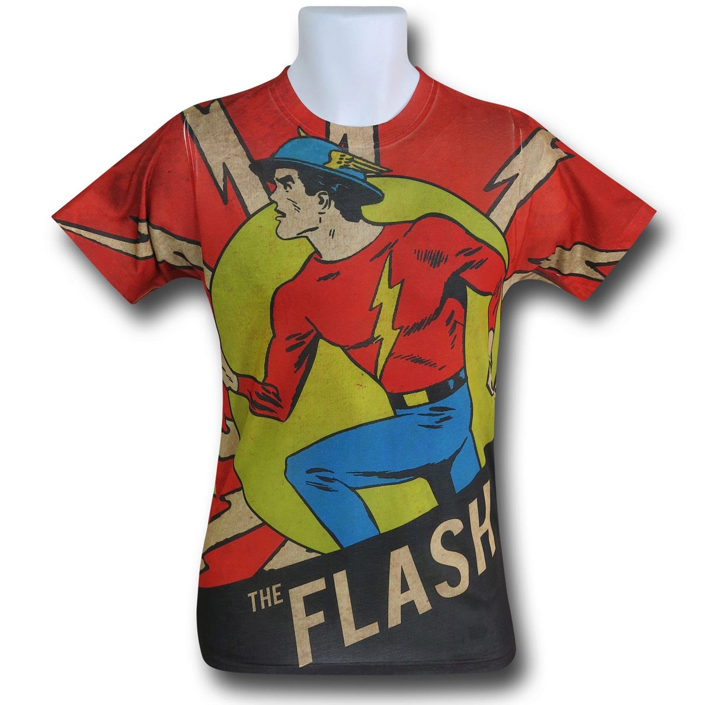 Flash Jay Garrick Sublimated T-Shirt, Red