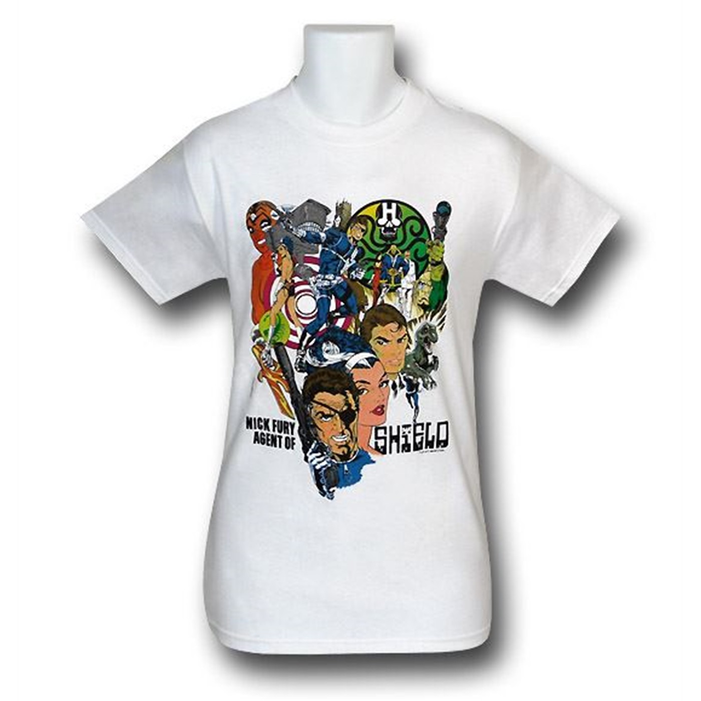 Nick Fury - Agent of S.H.I.E.L.D. T-Shirt, White