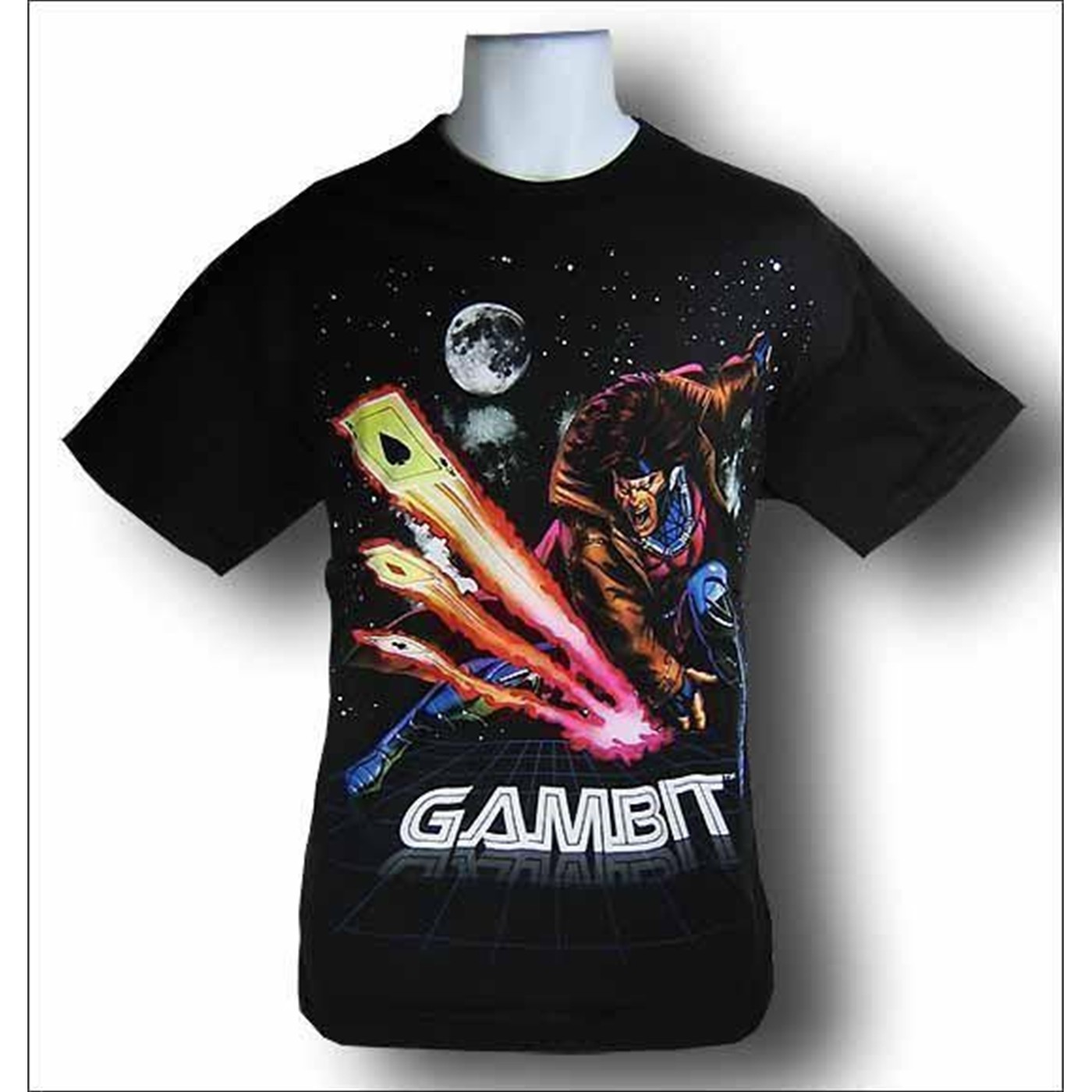 Gambit Card Throwing T-Shirt, Black