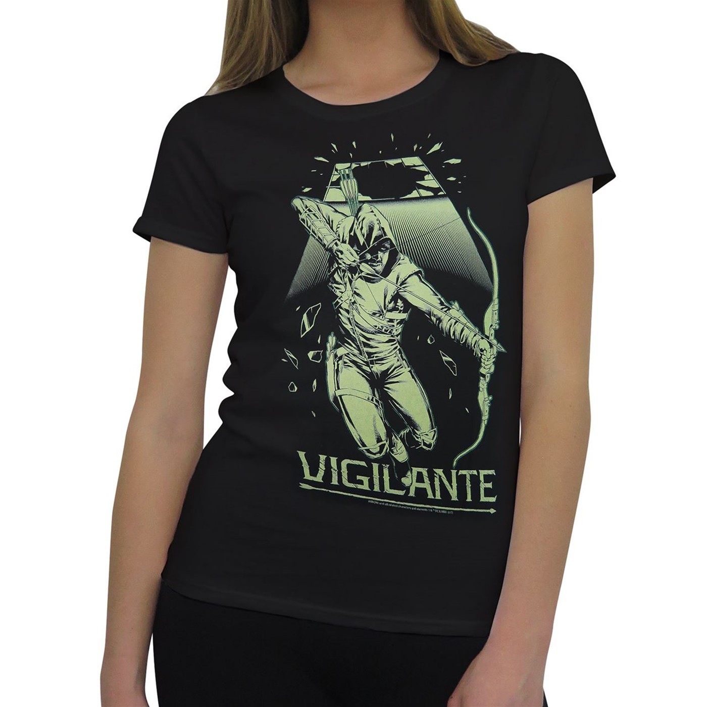 Arrow Vigilante Women's T-Shirt, Black