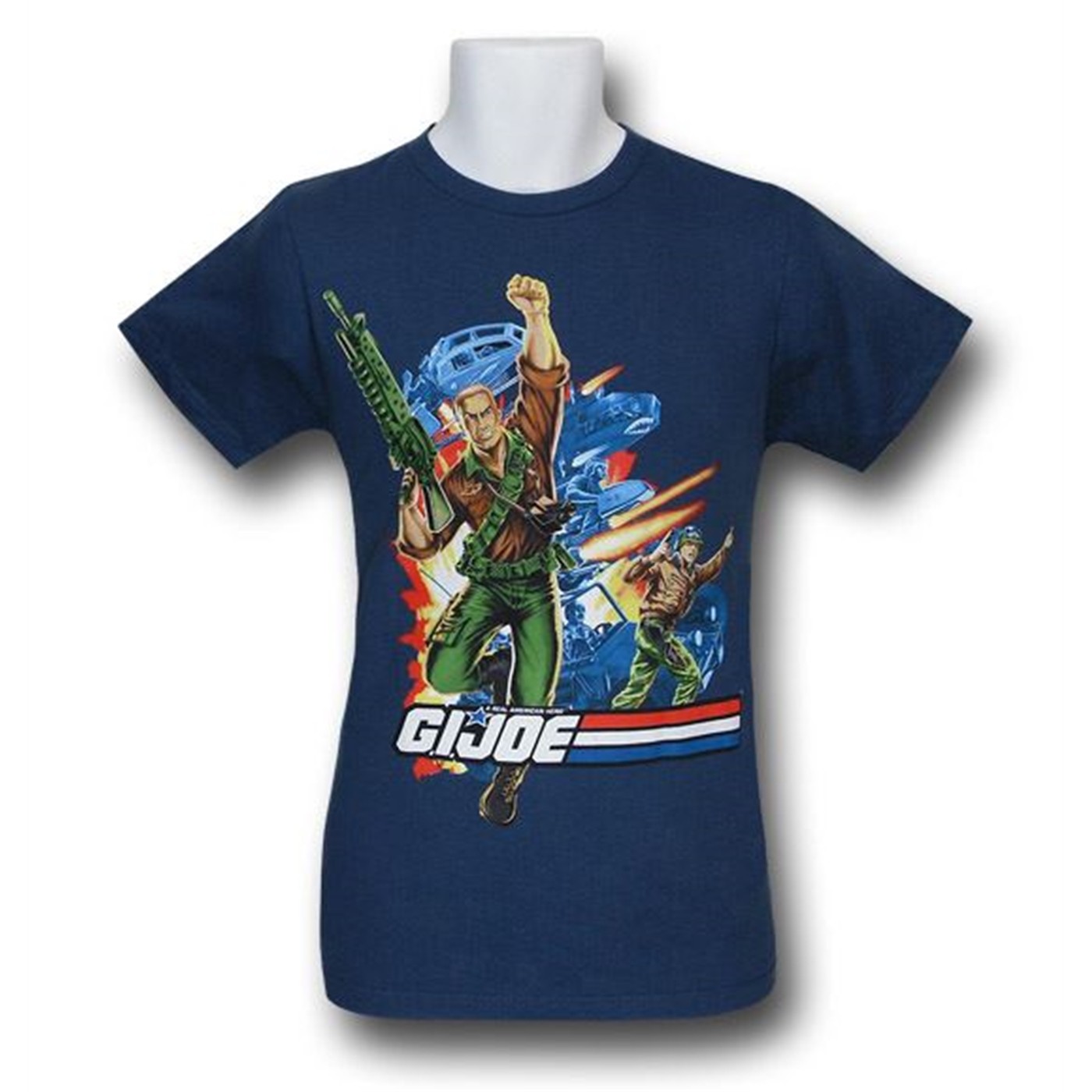 GI Joe 'Does My Arm Pit Smell' 30 Single T-Shirt, Blue