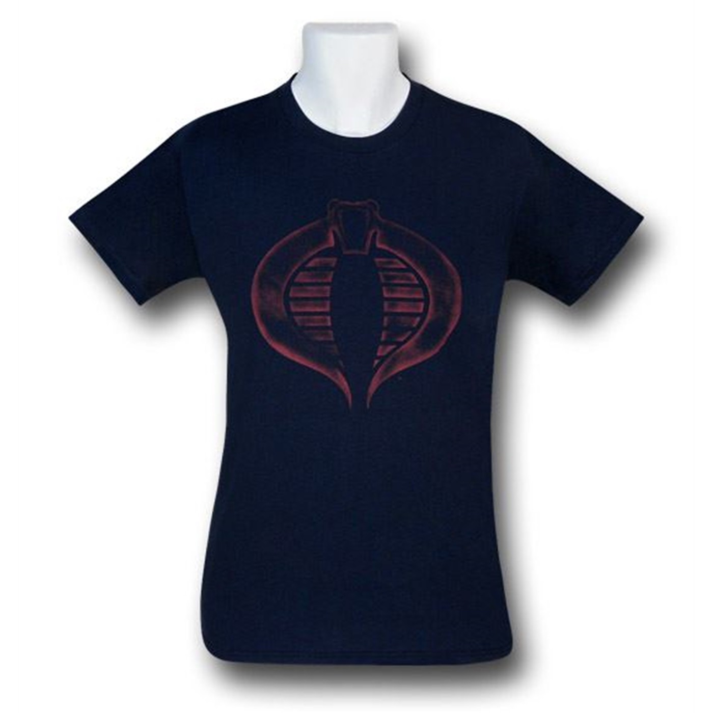 GI Joe Distressed Cobra Symbol Blue T-Shirt, Blue
