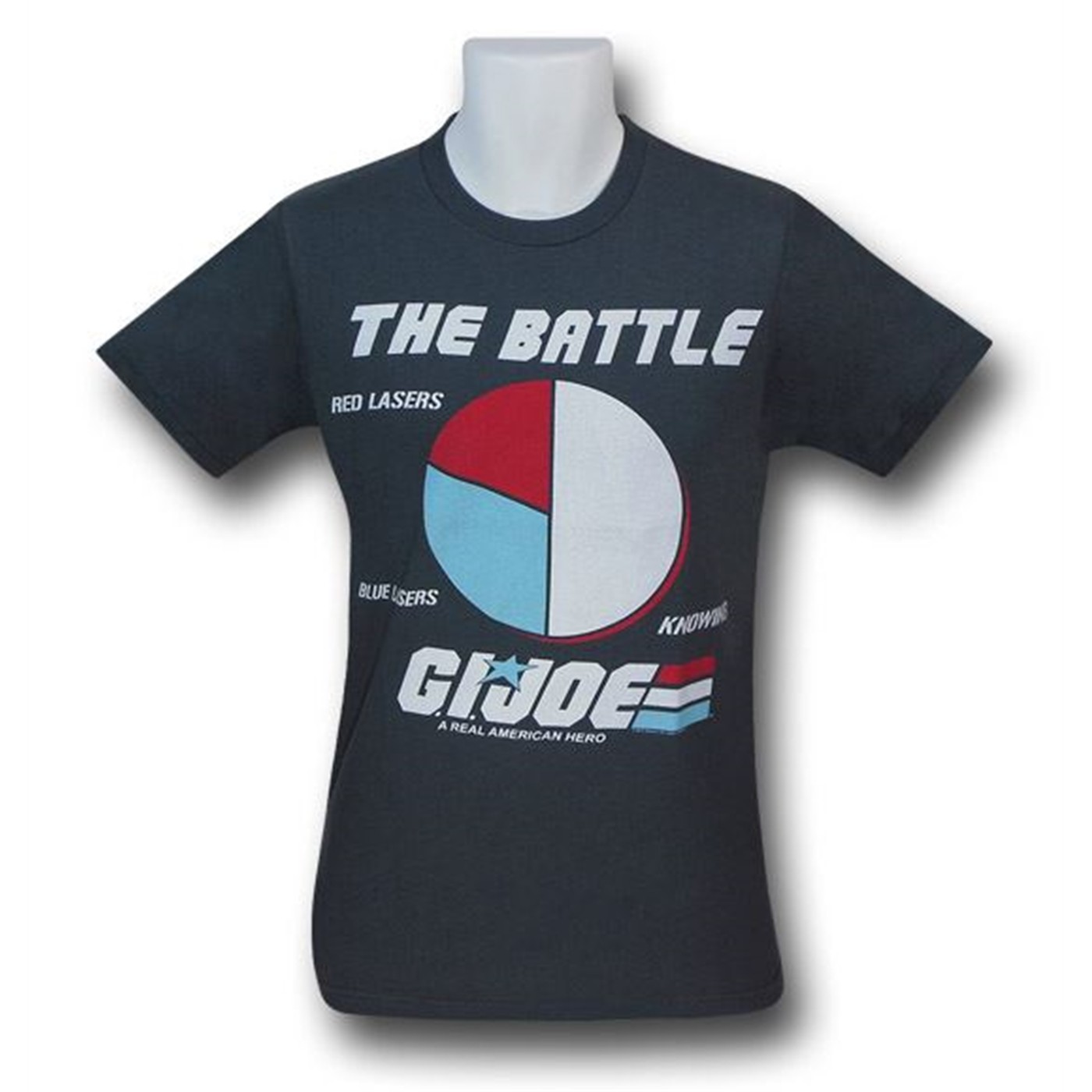 GI Joe Half The Battle 30 Single T-Shirt, Grey