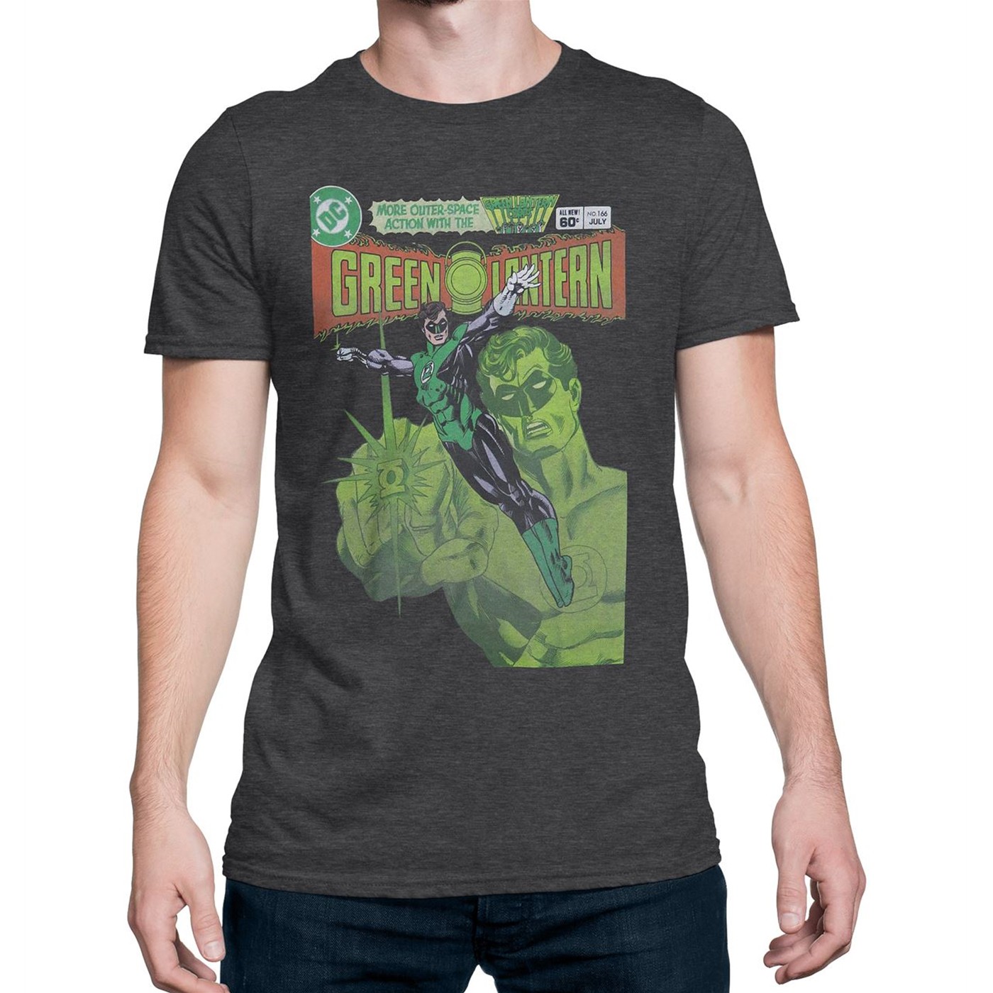 Green Lantern #166 Cover Men's T-Shirt, Grey