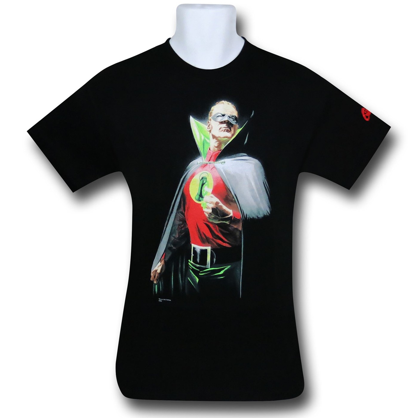 Green Lantern Alan Scott T-Shirt by Alex Ross, Black