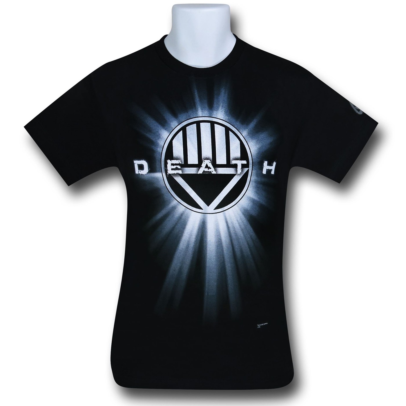 Green Lantern Black Death Symbol T-Shirt, Black