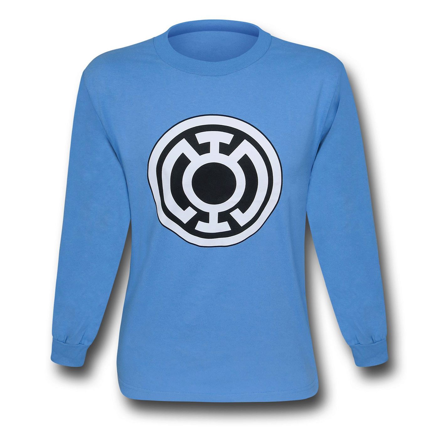 Green Lantern Blue Lantern Symbol Long Sleeve T-Shirt, Blue