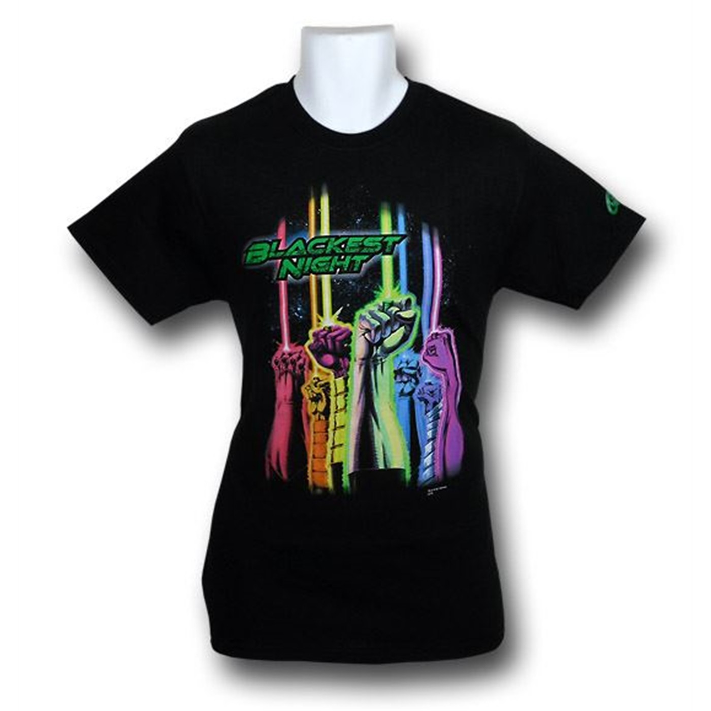 Green Lantern Lanterns Unite T-Shirt, Black