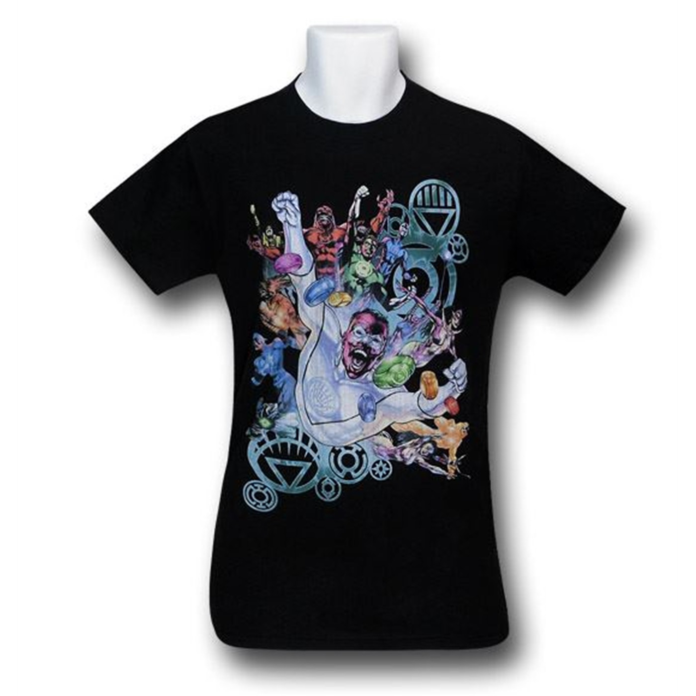 Green Lantern Brightest Day Unite T-Shirt, Black