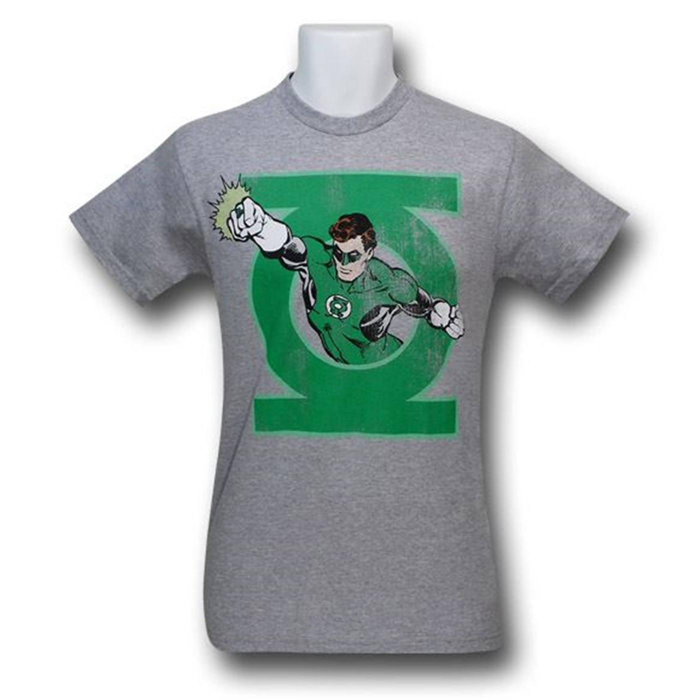 Green Lantern Hal and Symbol Aged T-Shirt