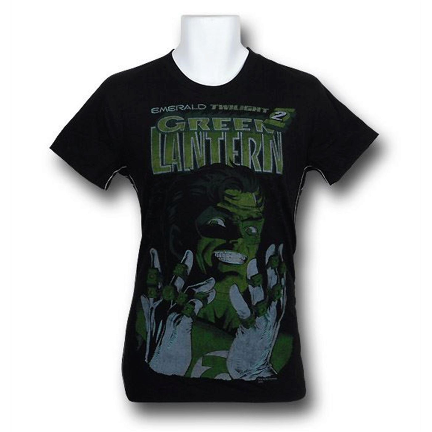 Green Lantern Emerald Twilight Trunk T-Shirt, Black