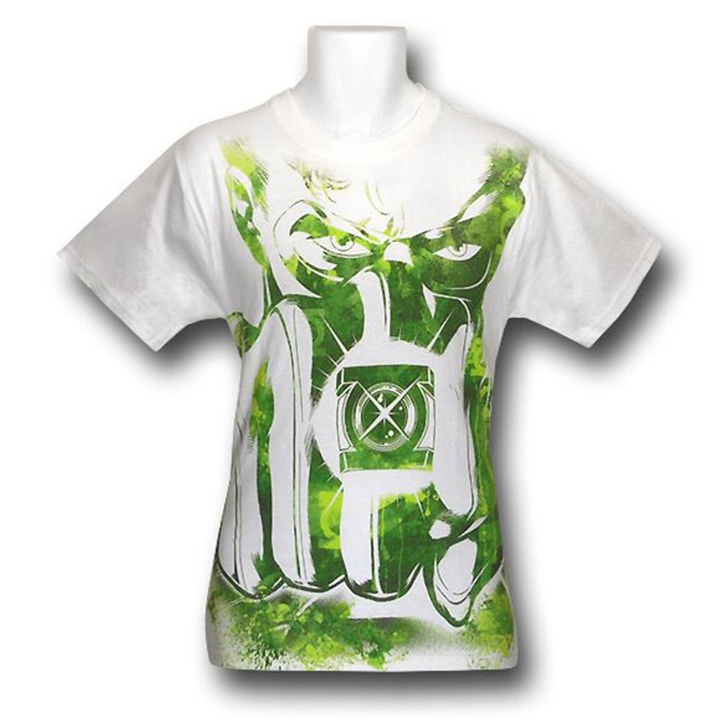 Green Lantern Shades of Green T-Shirt, White