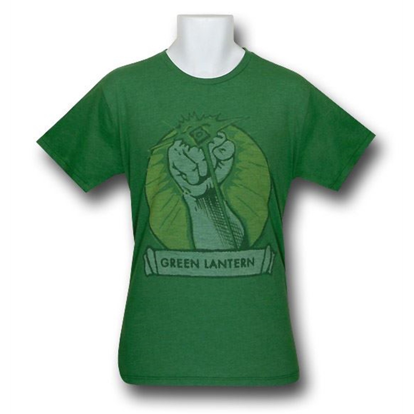 Green Lantern Fist Junk Food T-Shirt, Green