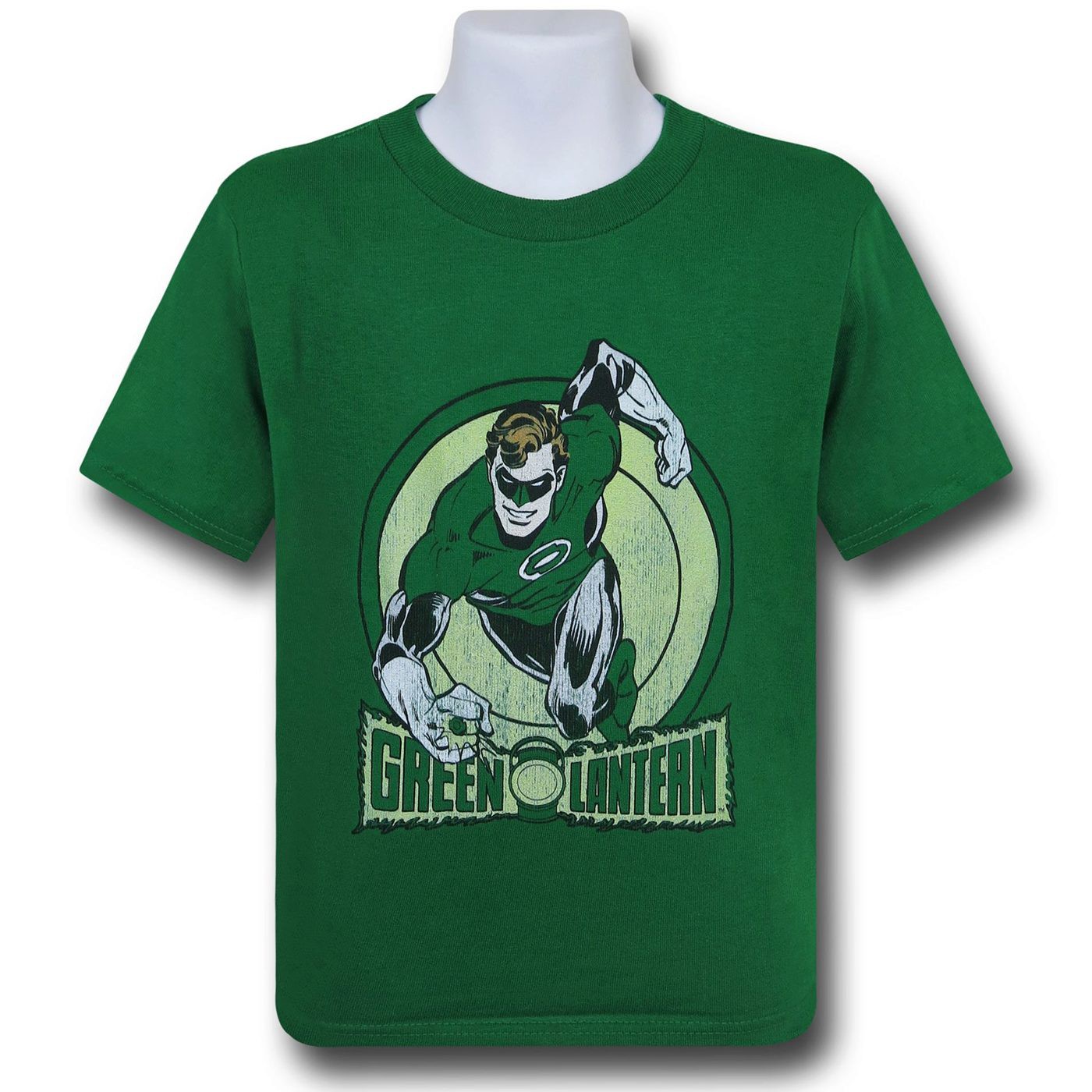 Green Lantern Flying Kids T-Shirt, Green