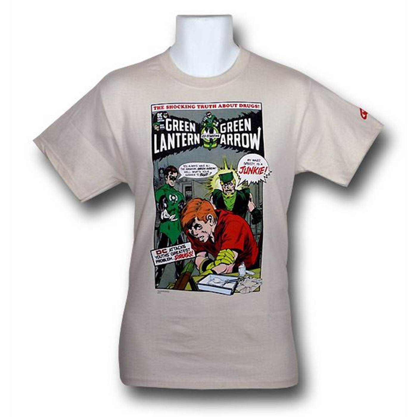 Green Lantern Green Arrow #85 T-Shirt, White