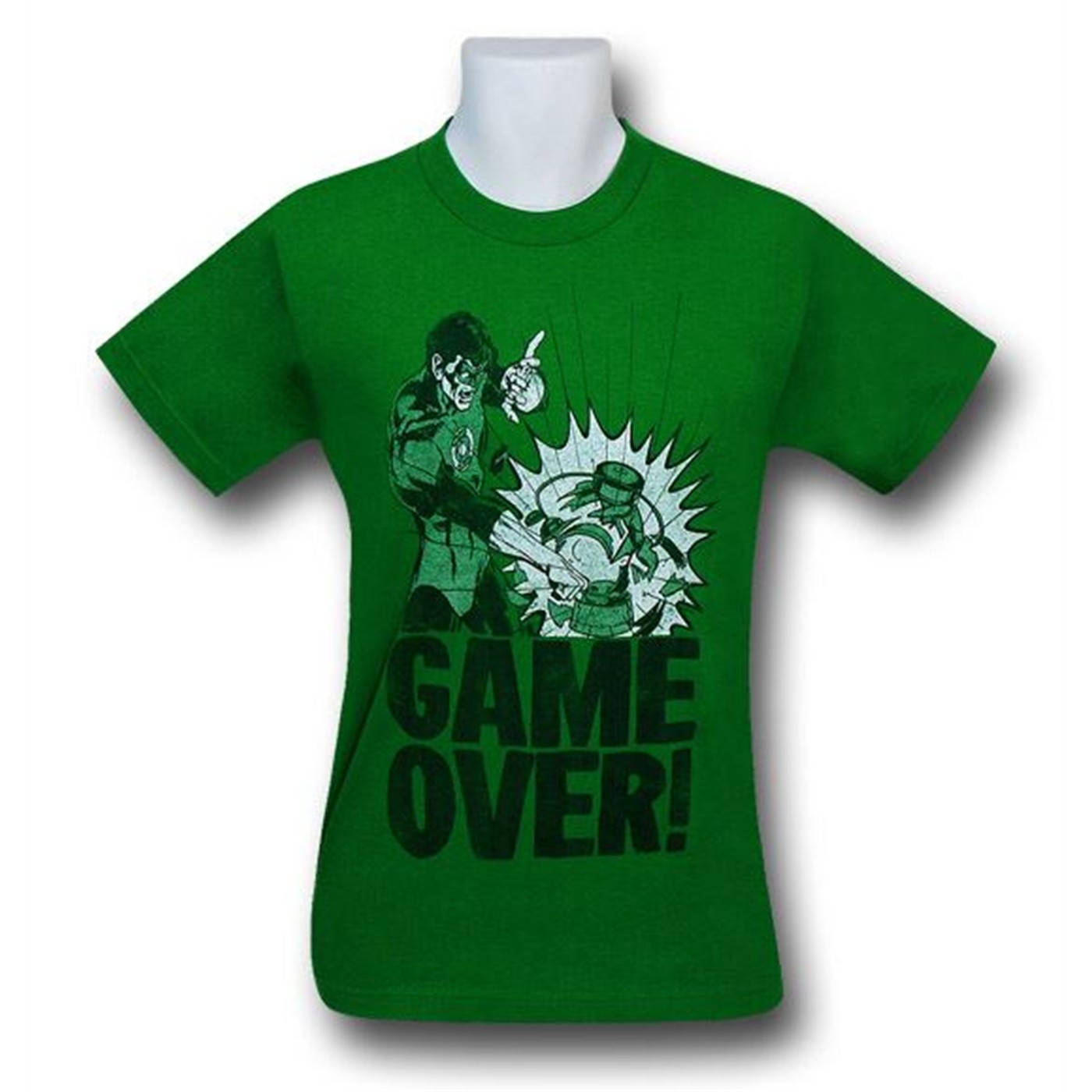 Green Lantern Game Over Green T-Shirt, Green