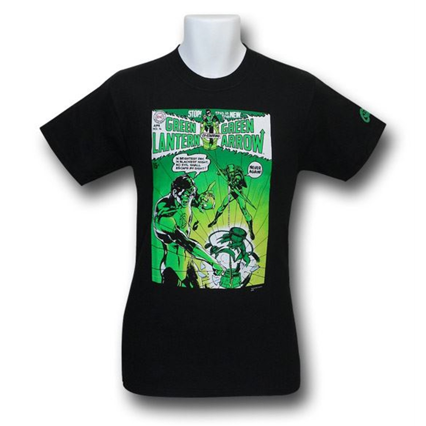 Green Lantern Green Arrow Issue 76 T-Shirt, Green