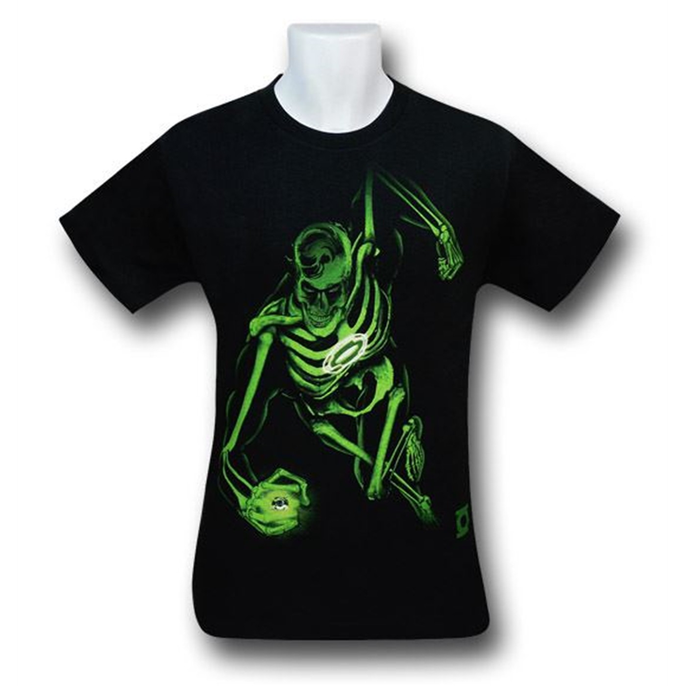 Green Lantern Verde X-Ray T-Shirt, Black