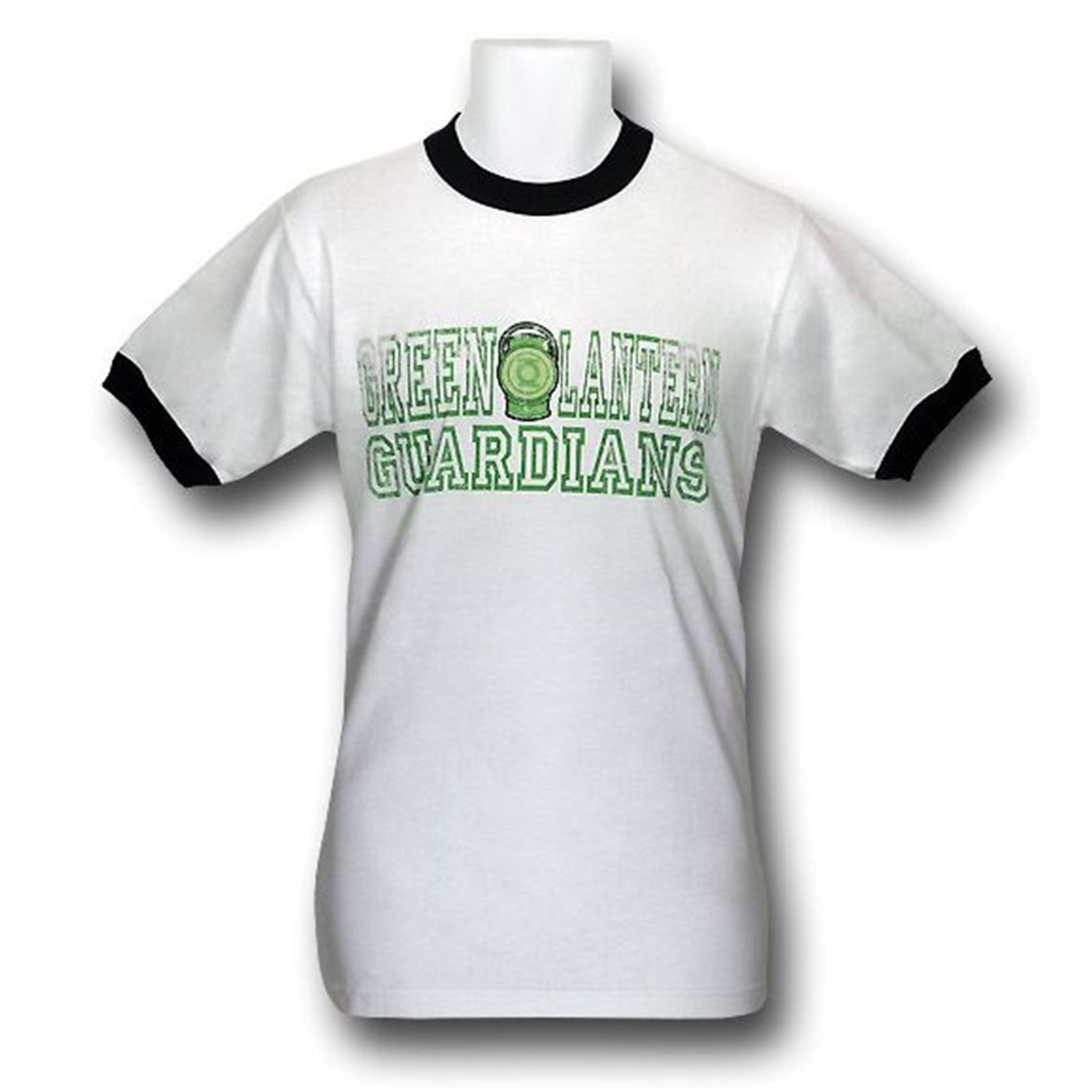 Green Lantern Guardians Ringer T-Shirt, White