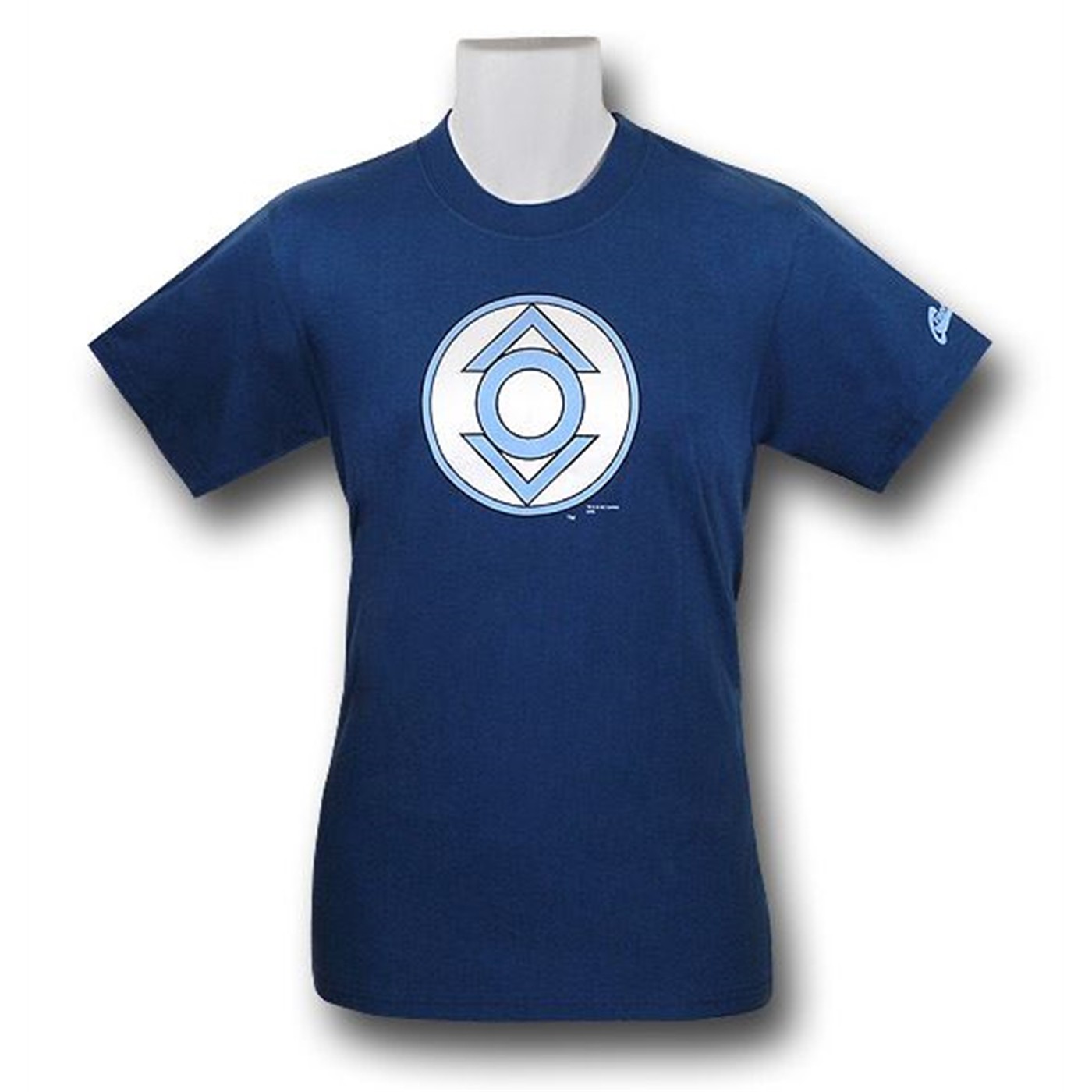 Indigo Lantern Symbol T-Shirt, Blue