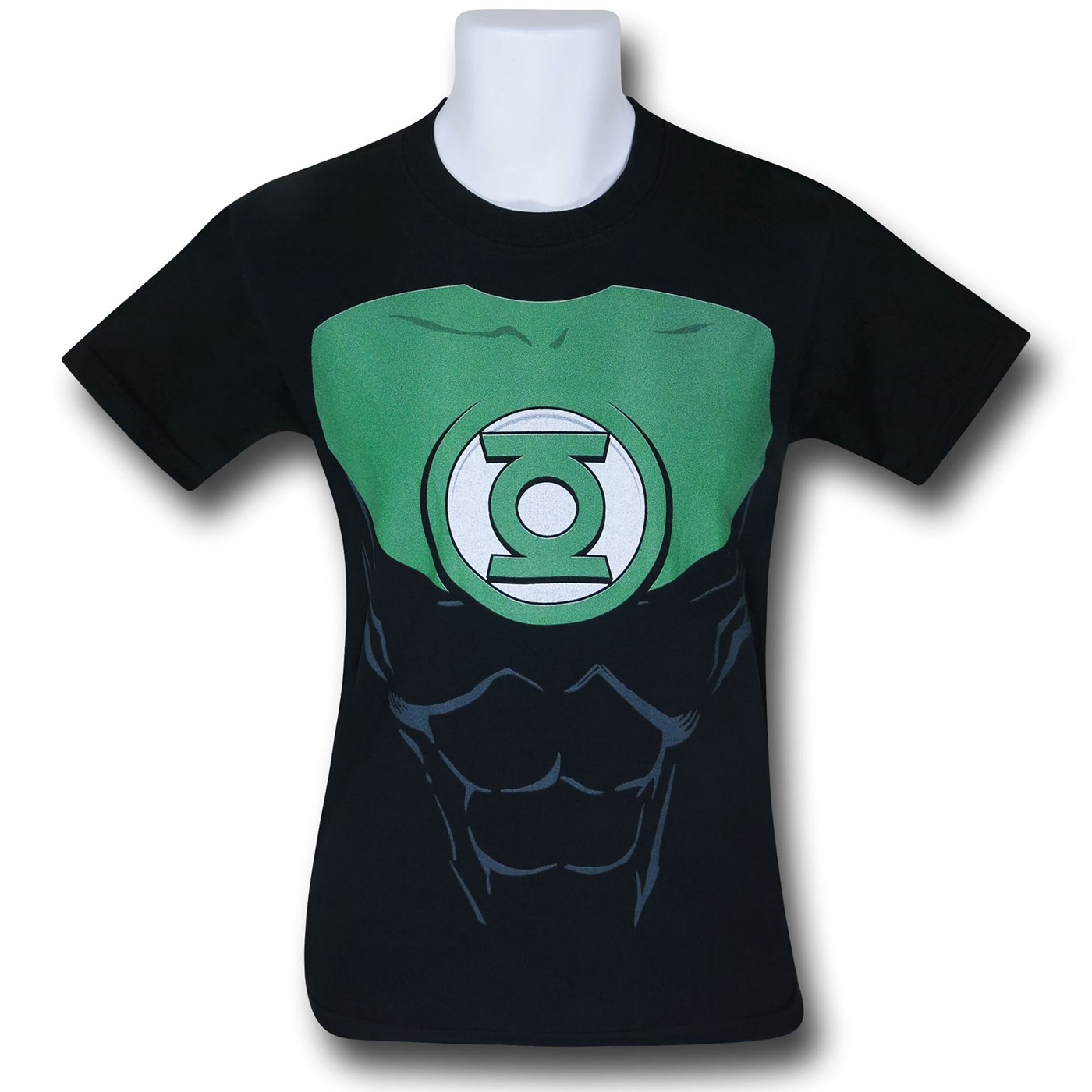 Green Lantern John Stewart New 52 Costume T-Shirt, Black