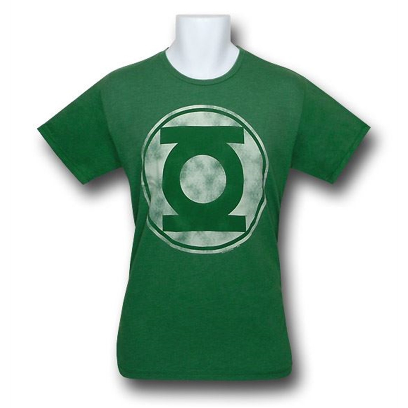 Green Lantern Timeworn Symbol JunkFood T-Shirt, Green