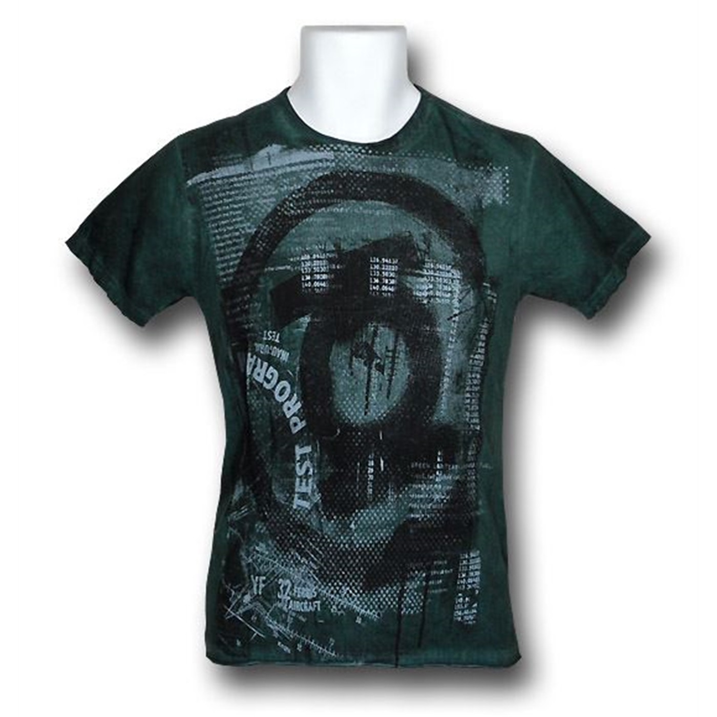 Green Lantern Kids Oil Wash 30 Single T-Shirt, Green