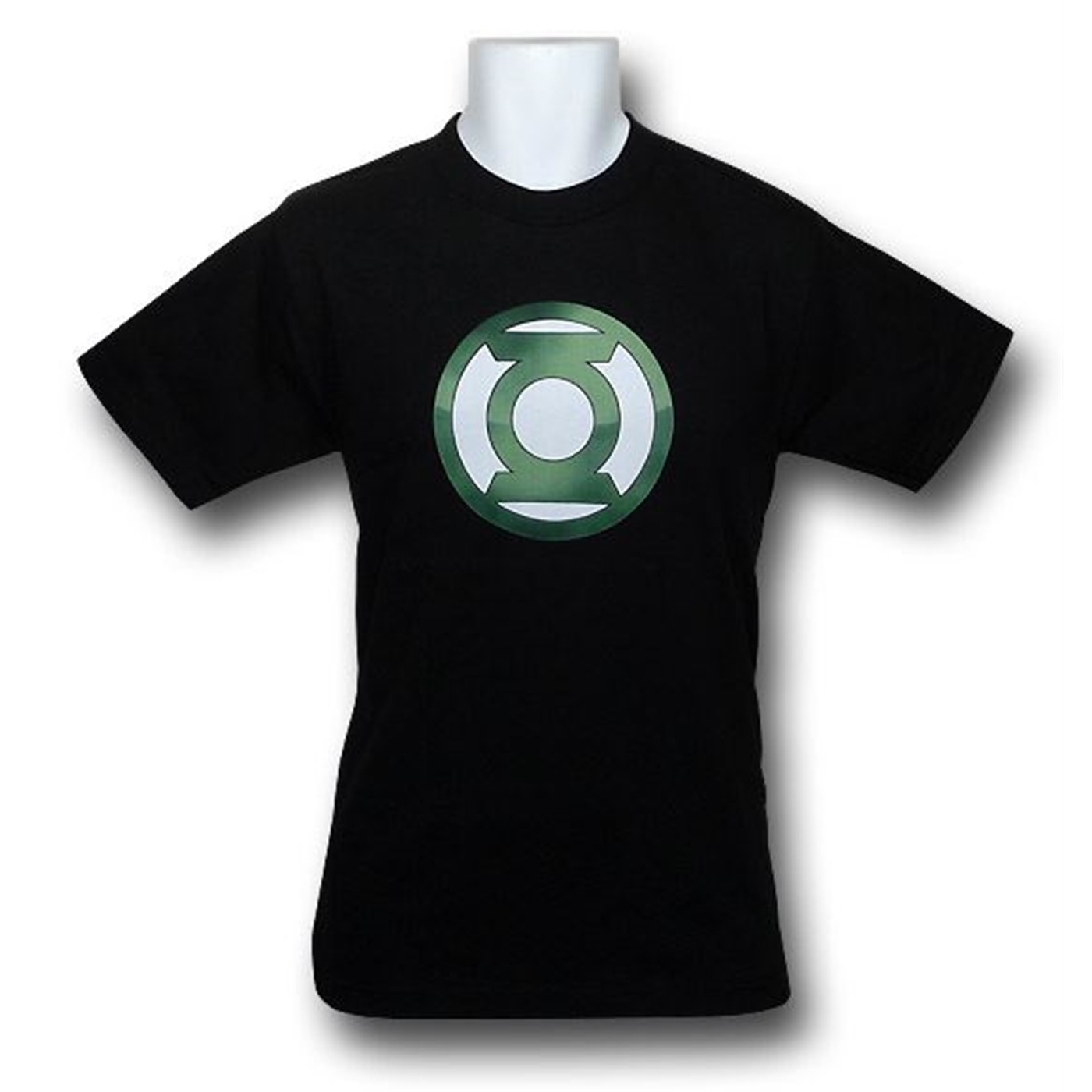 Green Lantern Metal Symbol T-Shirt, Black