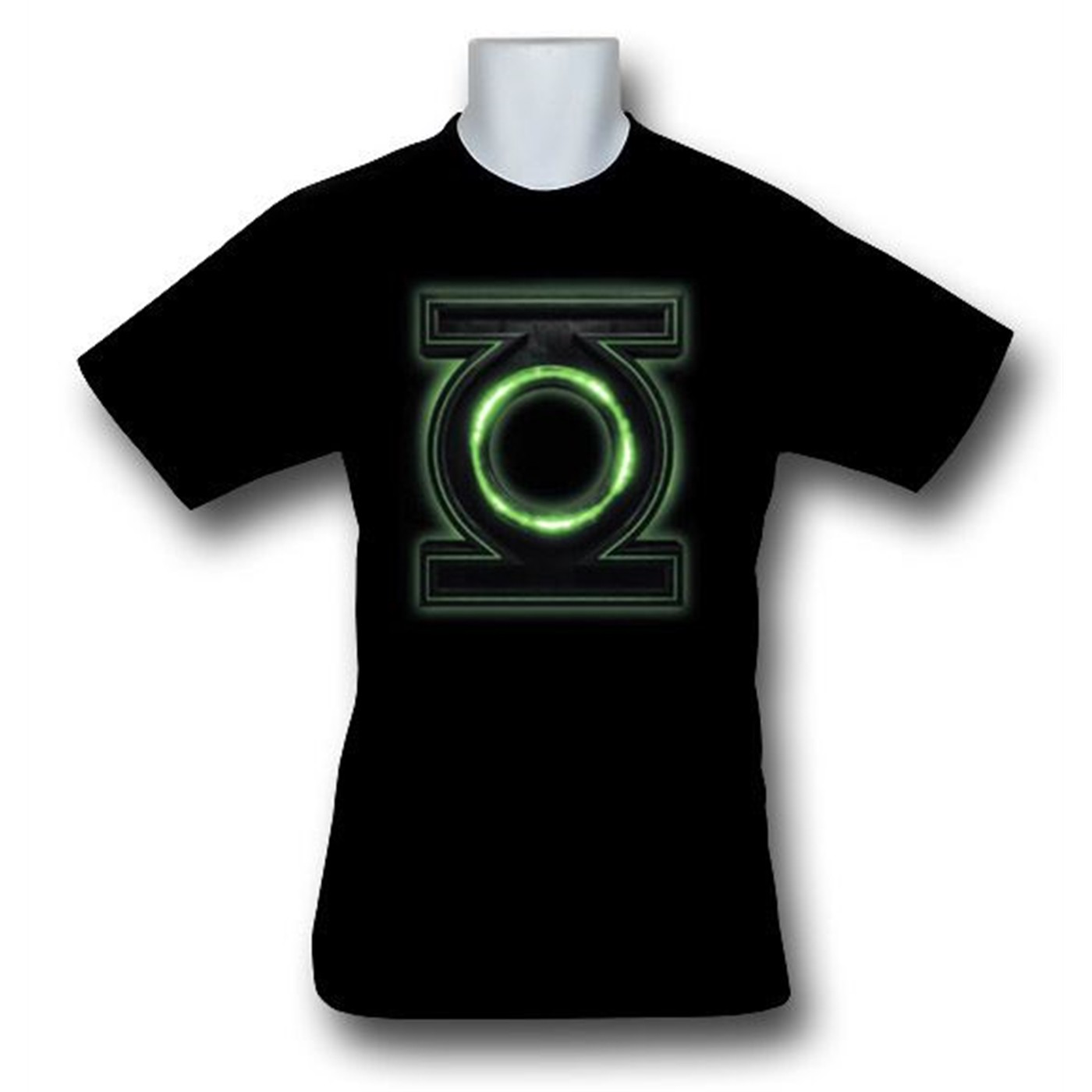 Green Lantern Movie 3D Symbol T-Shirt, Black