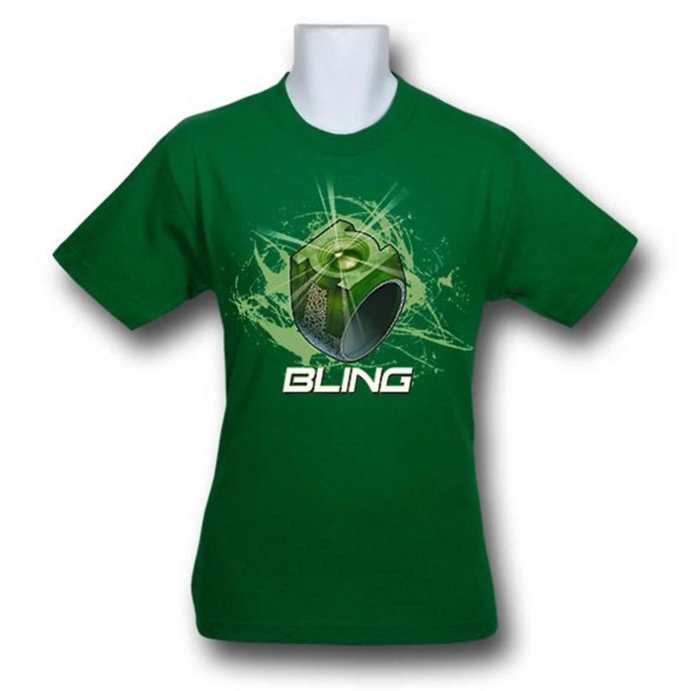 Green Lantern Movie Power Ring Bling T-Shirt, Green