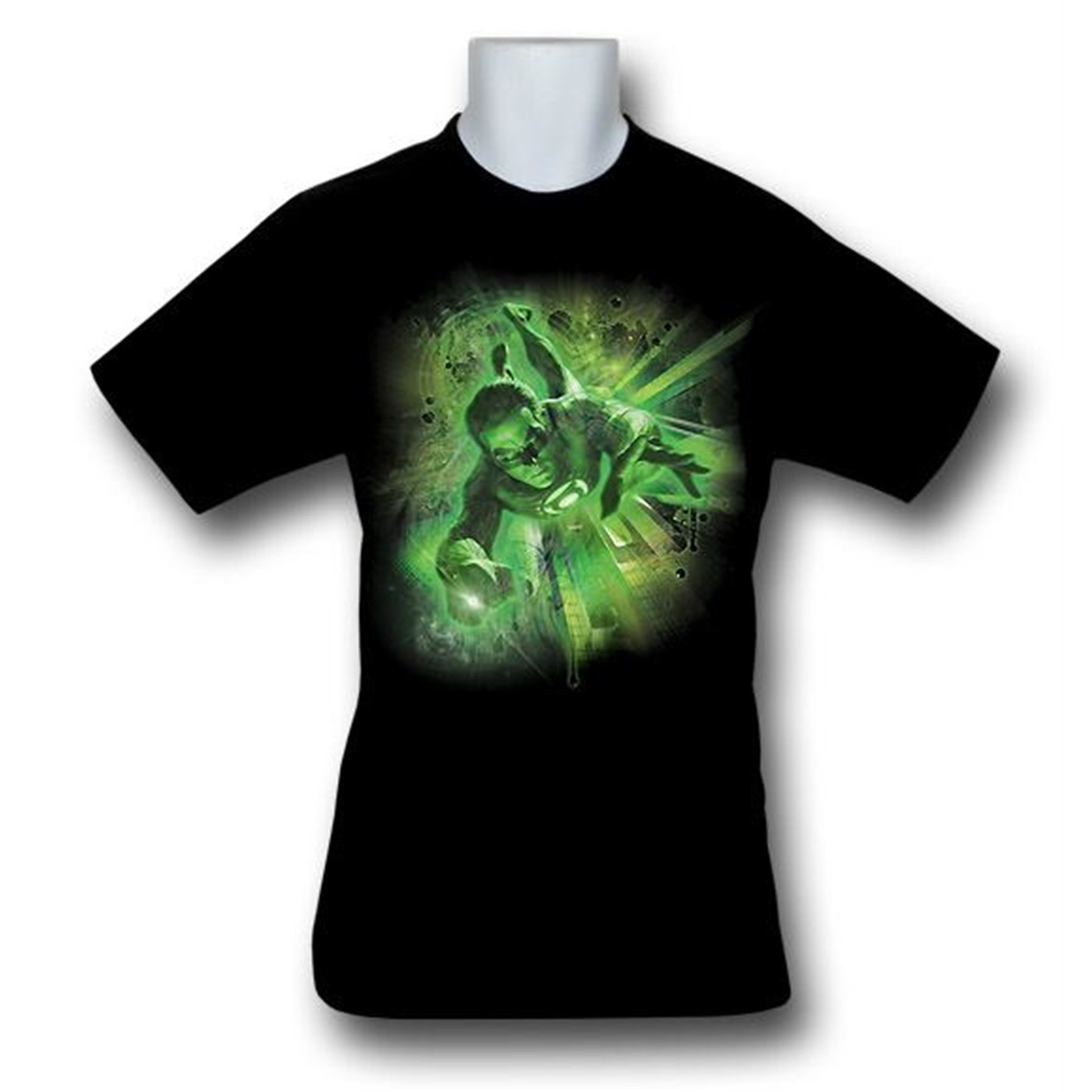 Green Lantern Movie Hal Flight T-Shirt, Black