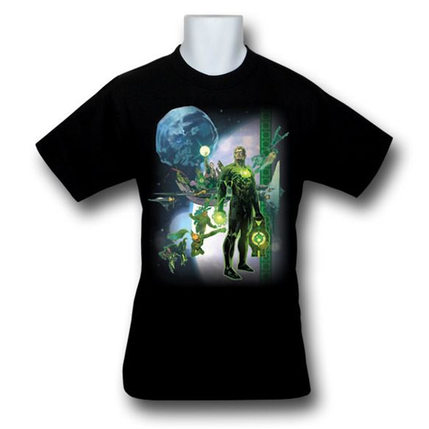 Green Lantern Movie Jordans Tale T-Shirt, Black