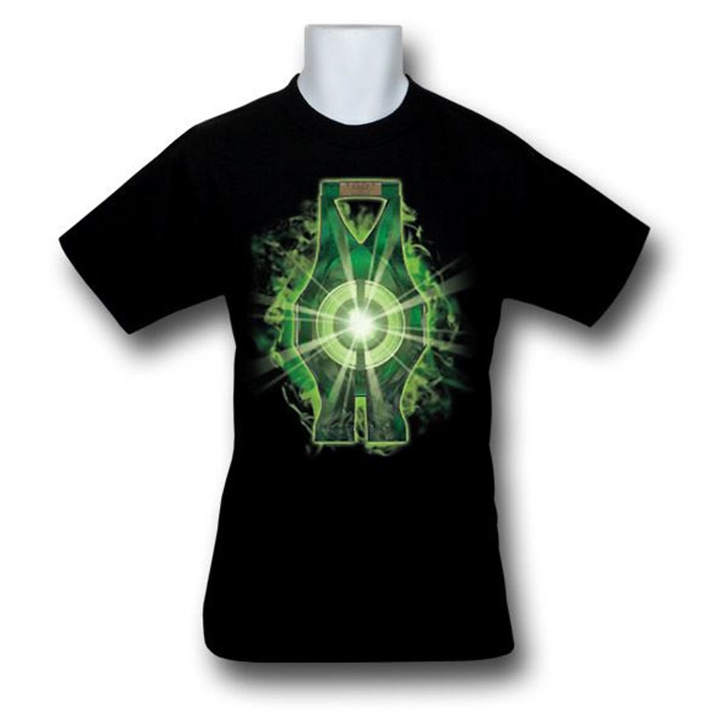 Green Lantern Movie Power Battery T-Shirt, Black