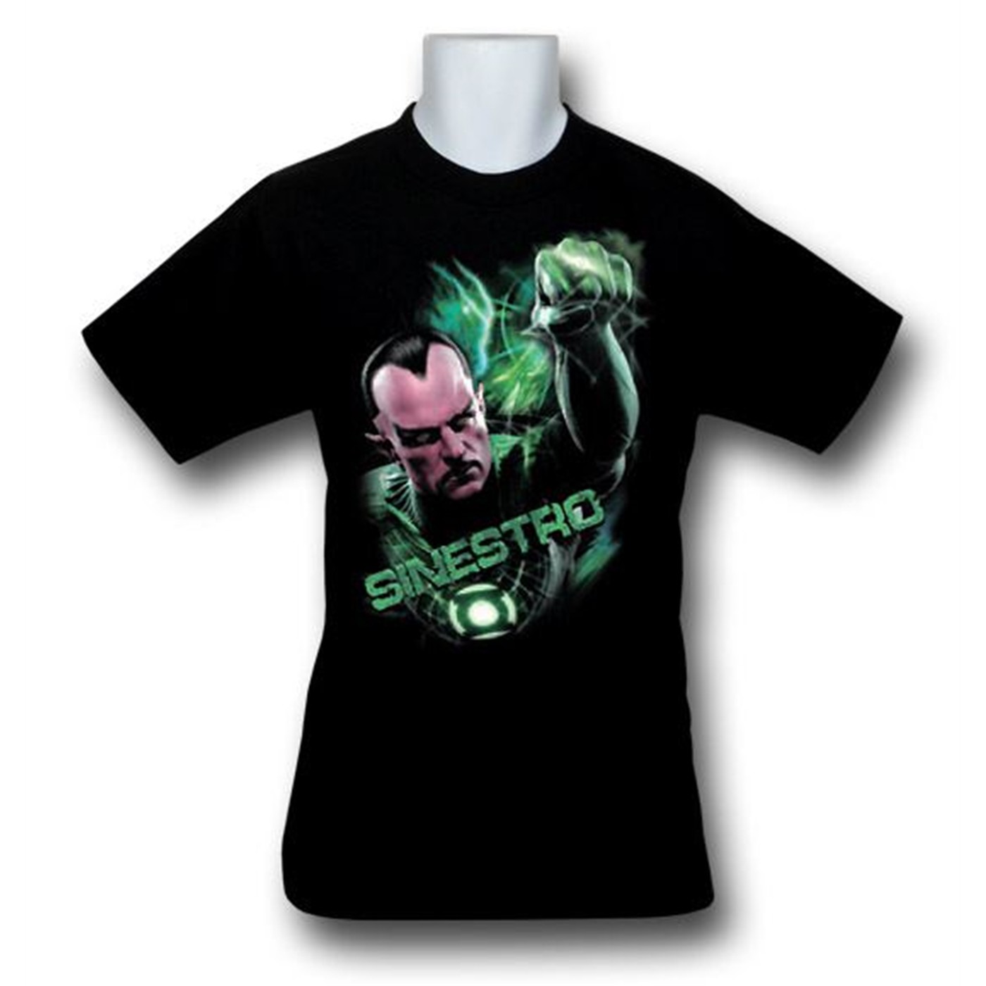 Green Lantern Movie Sinestro Rocks T-Shirt, Black