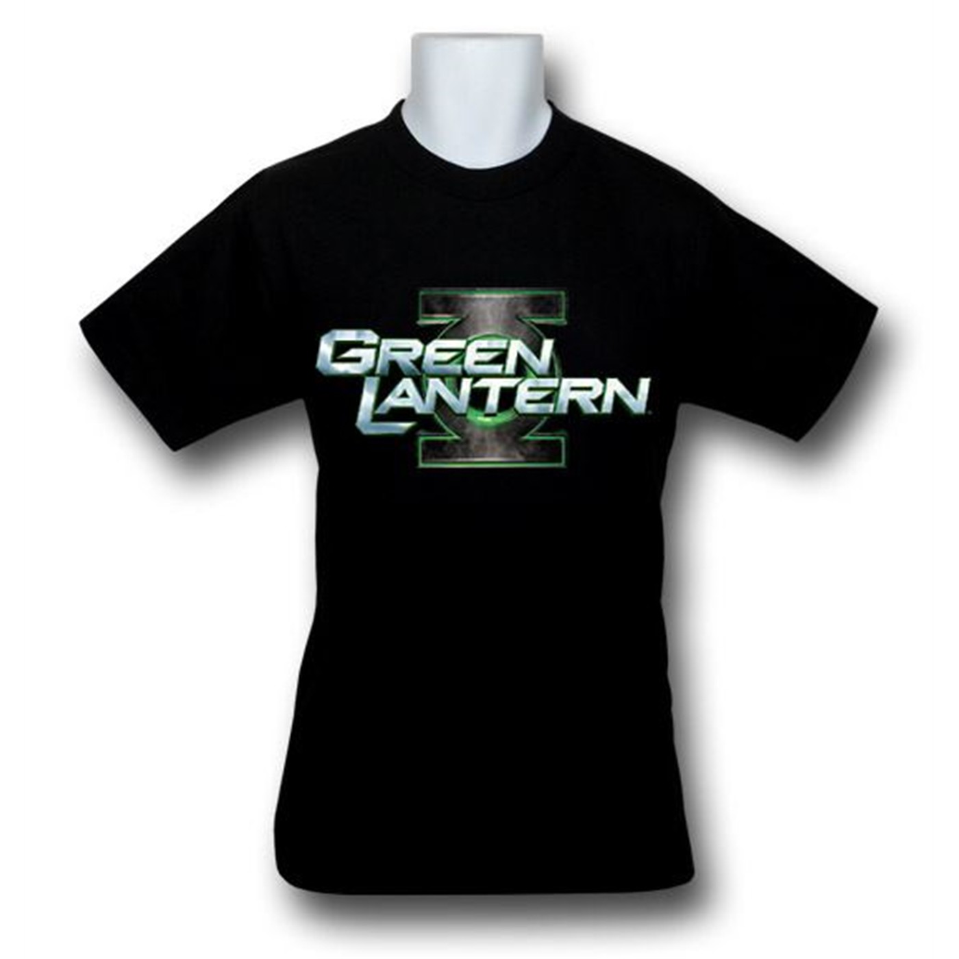 Green Lantern Movie Logo and Symbol T-Shirt, Black