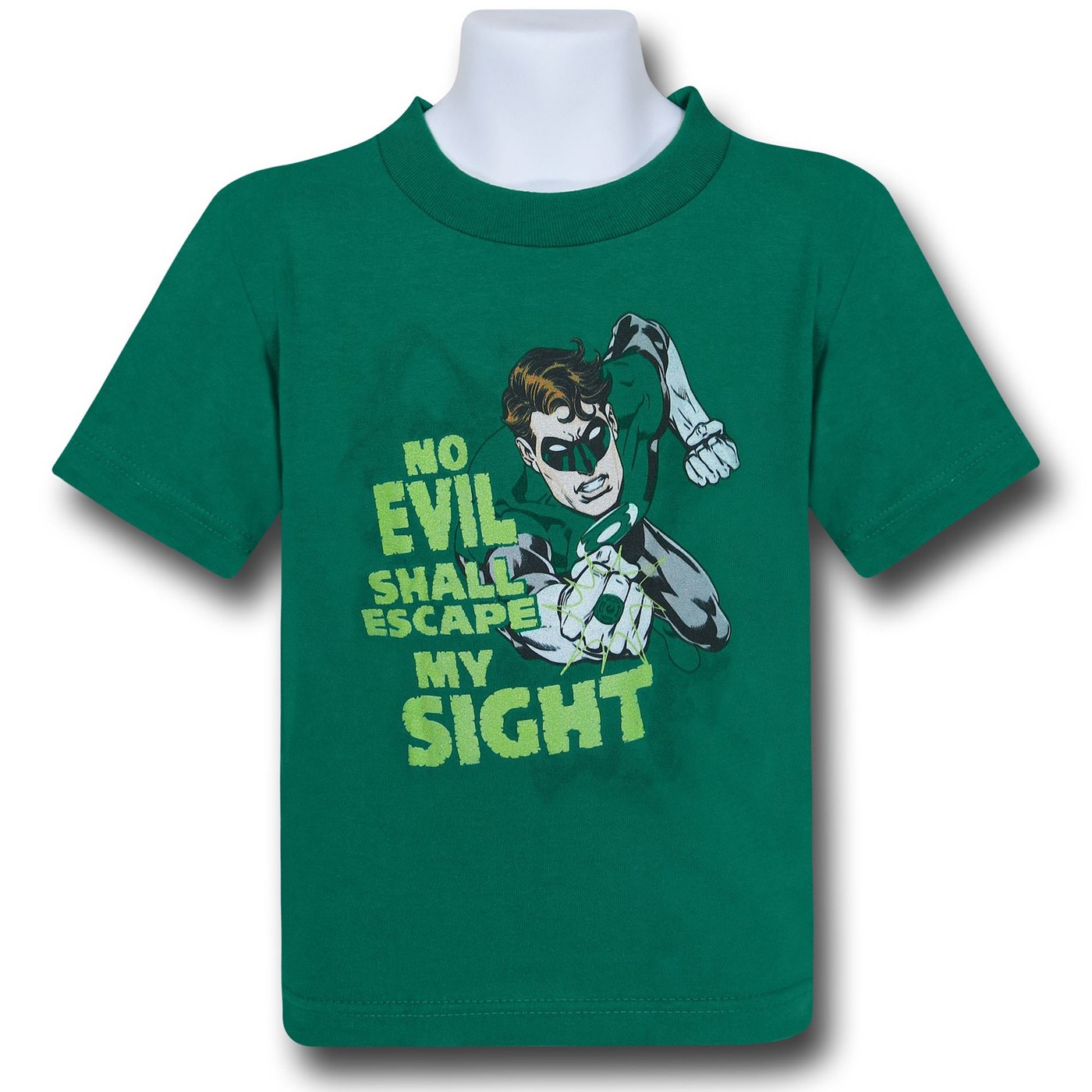 Green Lantern No Evil Kids T-Shirt, Green