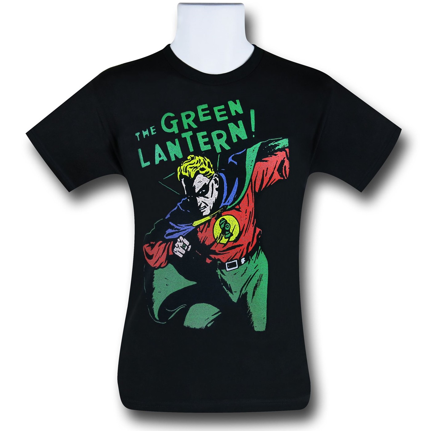 Green Lantern Original Lantern T-Shirt, Black