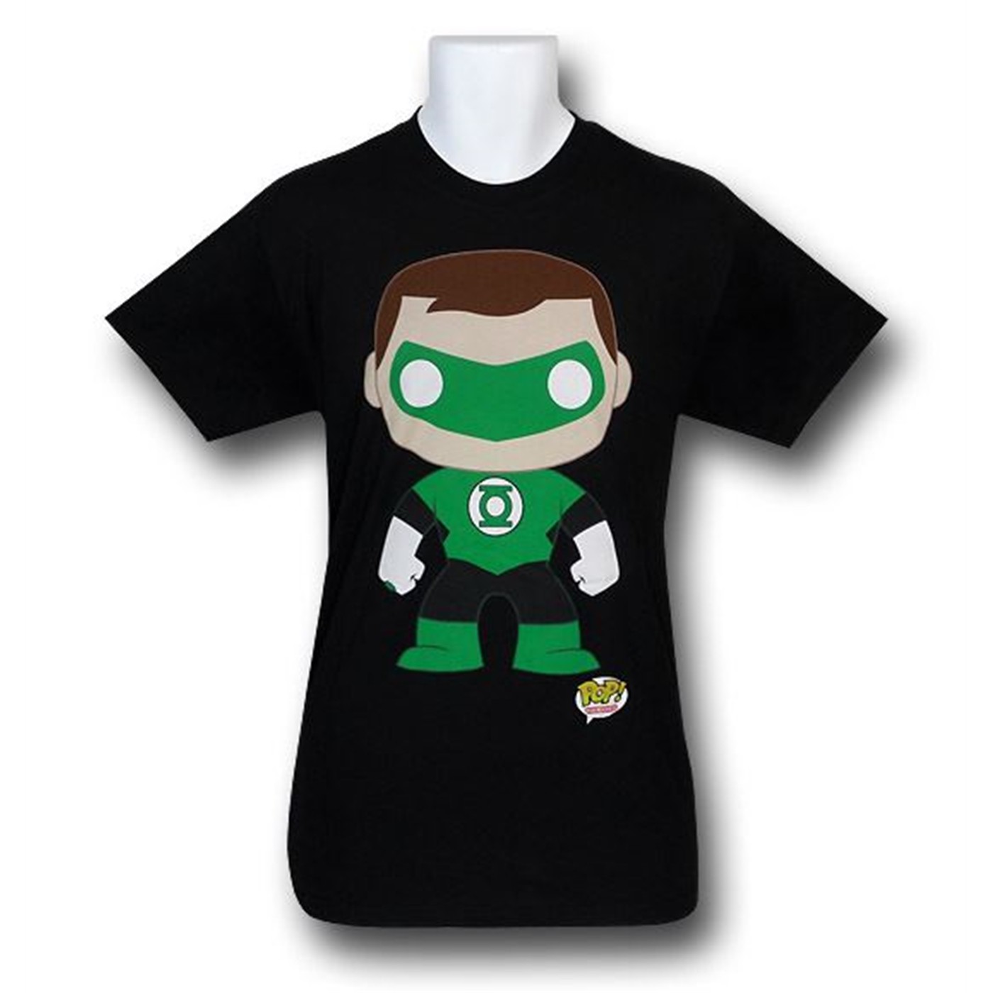 Green Lantern Pop Heroes 30 Single T-Shirt, Black