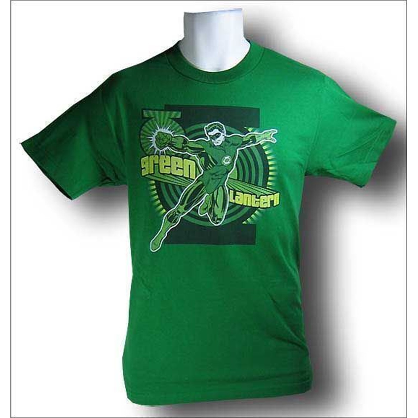 Green Lantern Retro Mod T-Shirt, Green