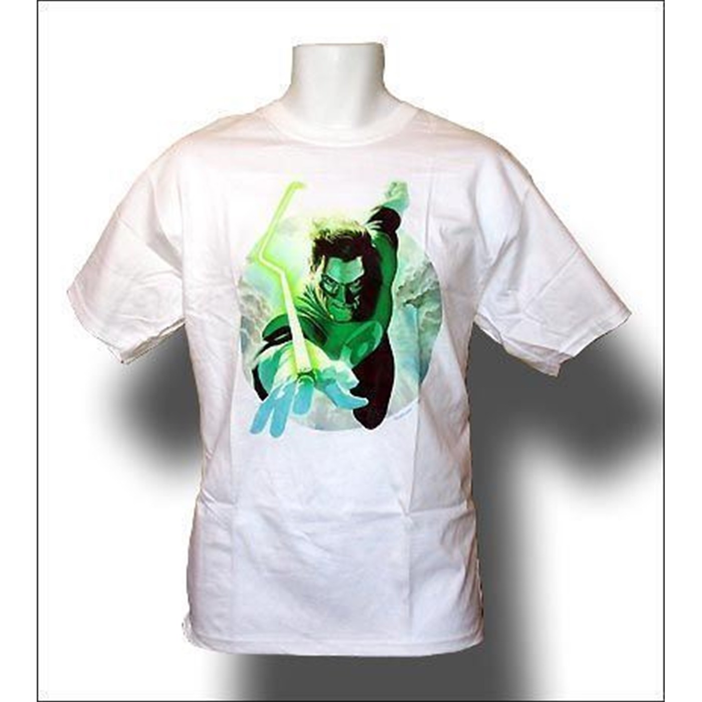 Green Lantern Ring T-Shirt by Alex Ross, White