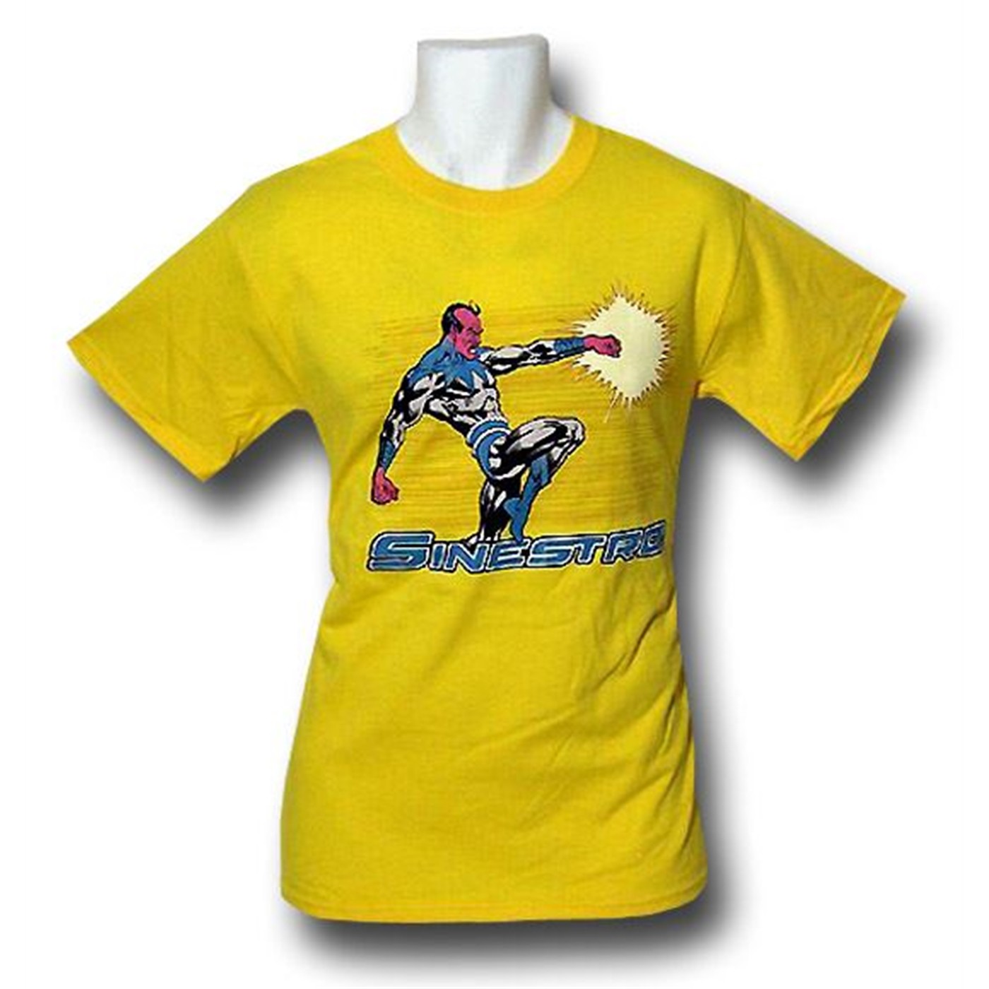 Green Lantern Sinestro Blast Yellow T-Shirt, Yellow