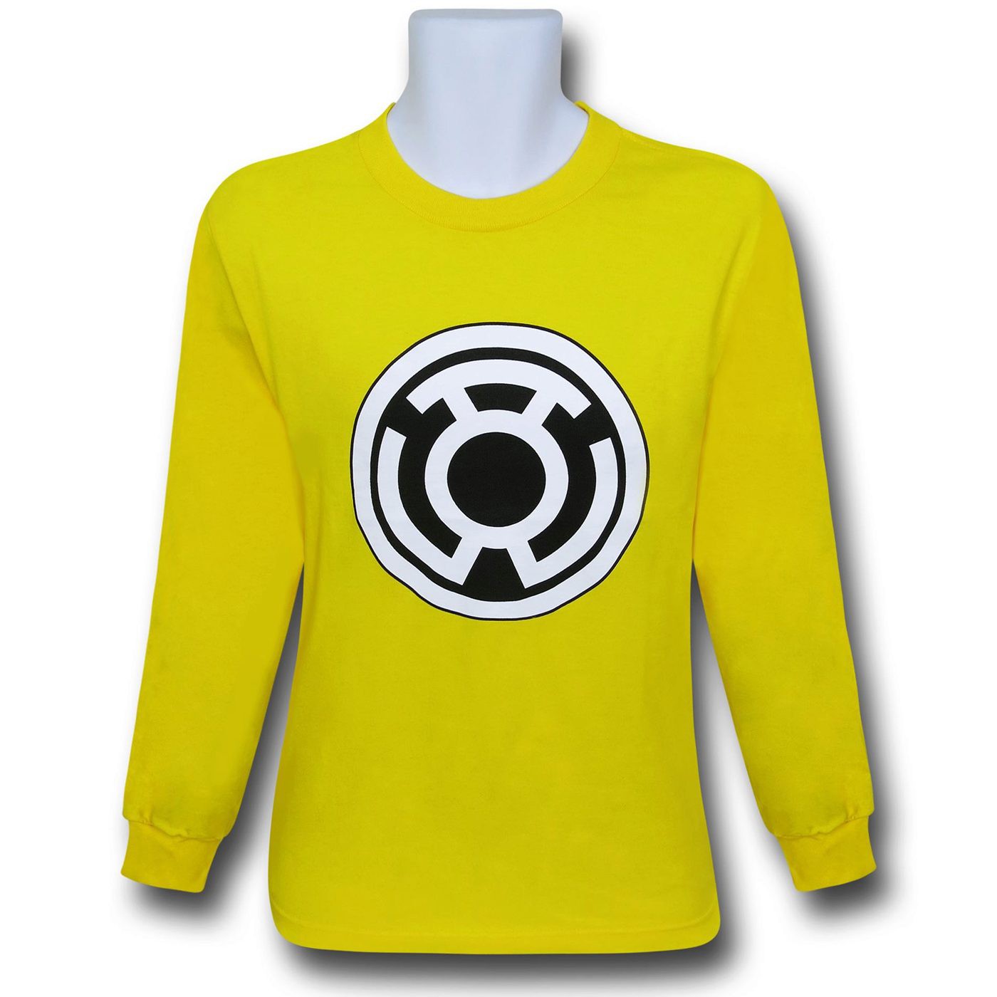 Green Lantern Sinestro Corps Yellow Long Sleeve T-Shirt, Yellow