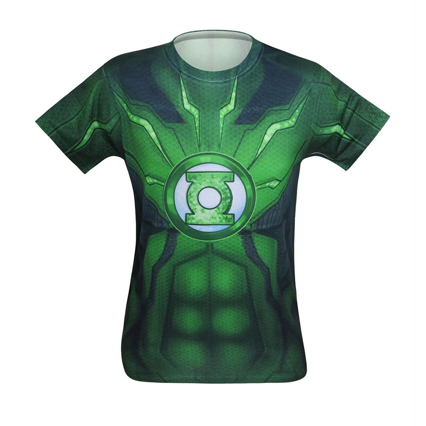 Green Lantern Suit-Up Sublimated Costume T-Shirt, Green
