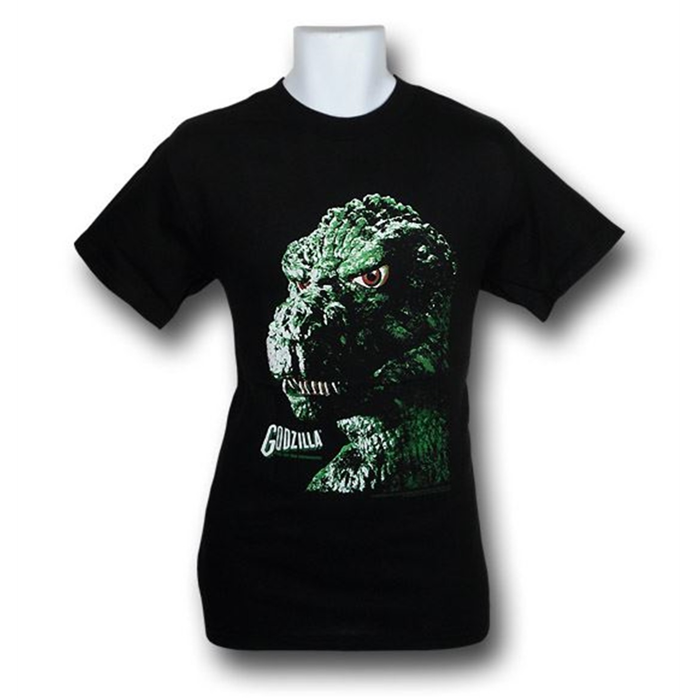 Godzilla Portrait Logo T-Shirt, Black