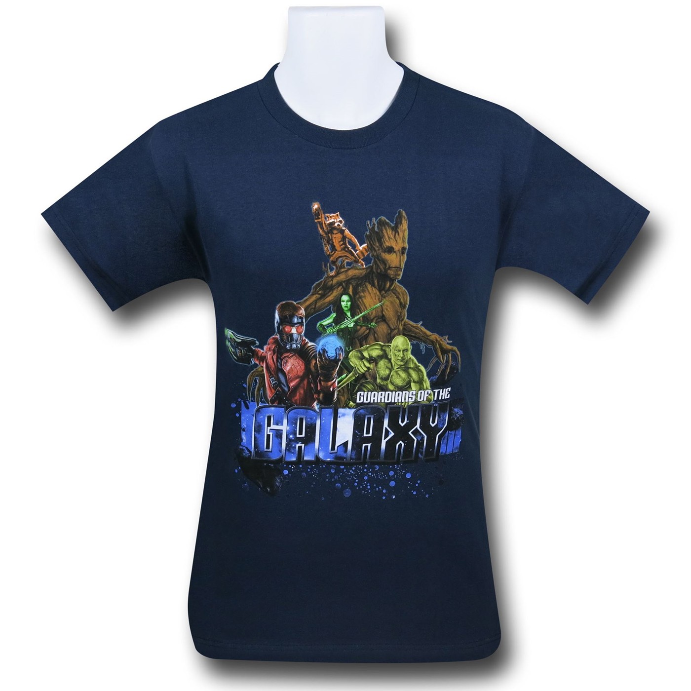 Guardians of the Galaxy Asteroid 30 Single T-Shirt, Blue