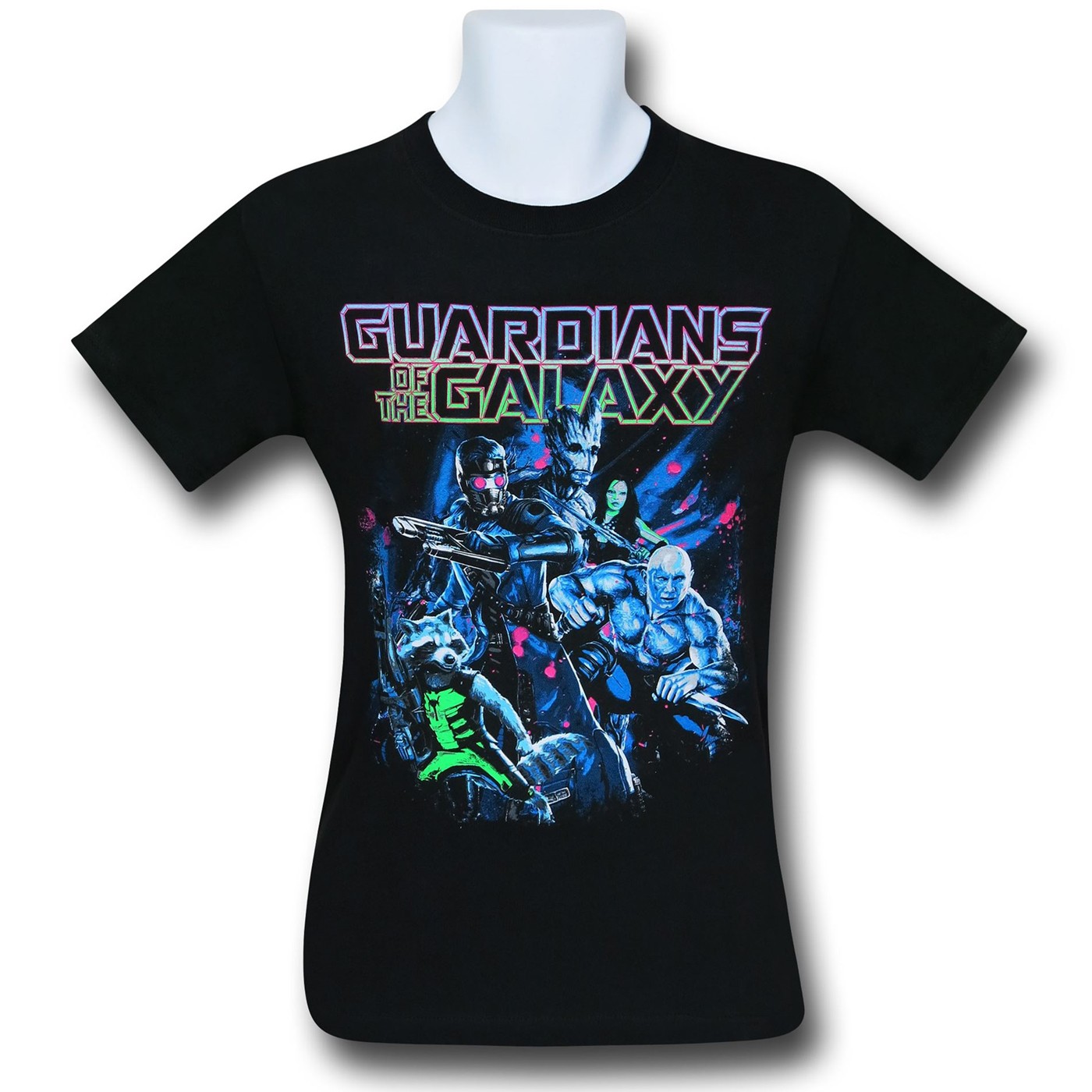 Guardians of the Galaxy Epic Poster Black T-Shirt, Black
